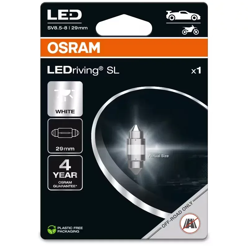 Leds Osram LEDriving SL C5W Cool White 29mm 1W 6000K