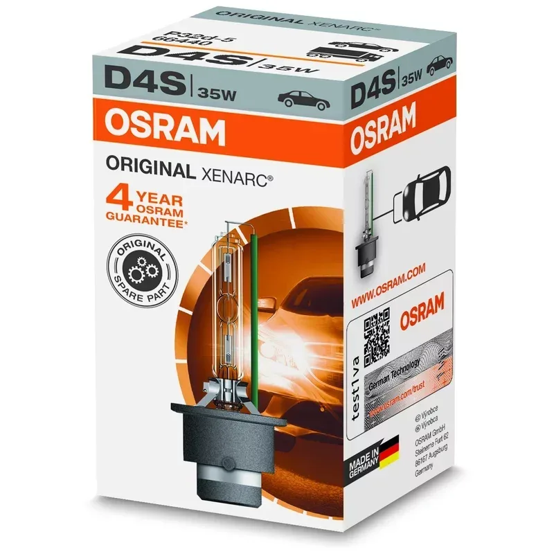 OSRAM, Ersatzleuchtmittel,  Glühlampen D4S XENARC 35W P32d-5, AUTO & BIKE, 66440