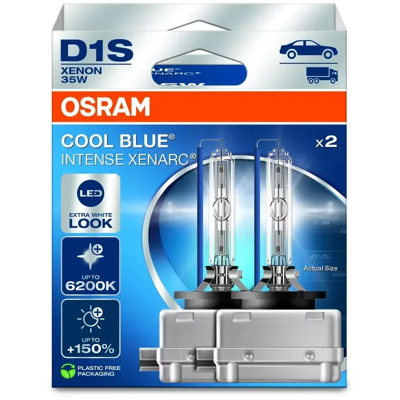 Osram Automotive 4062172397643 Xenon Leuchtmittel Xenarc Cool Blue D1S 35 W 85 V