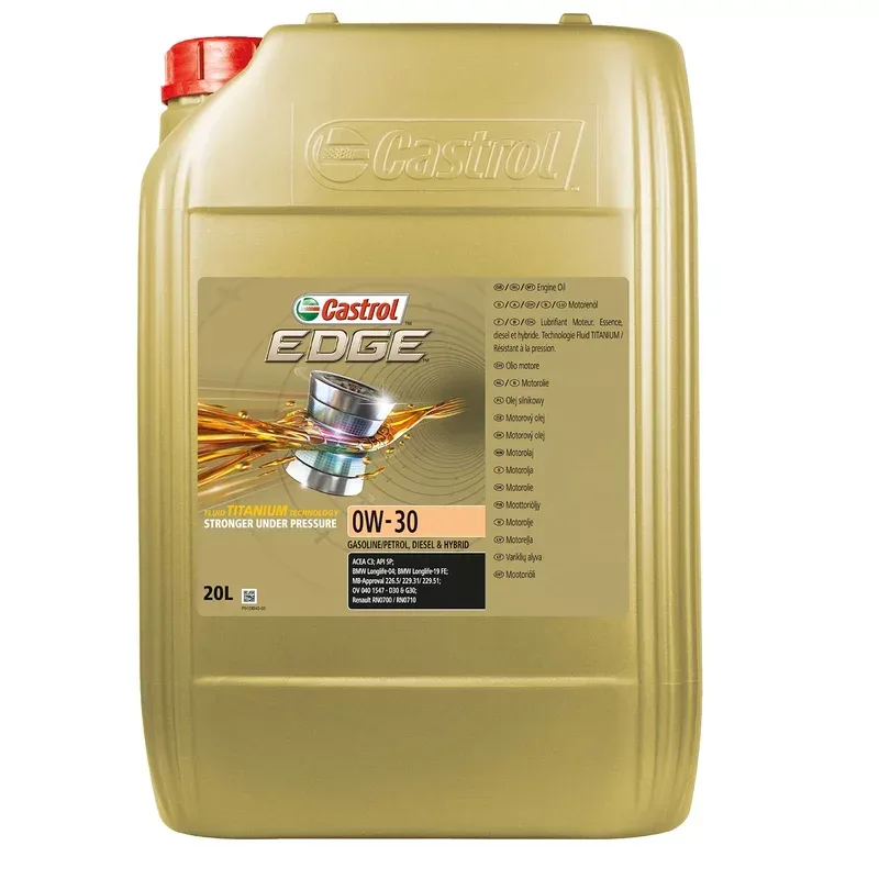 Motoröl Castrol Edge 0W30 20L