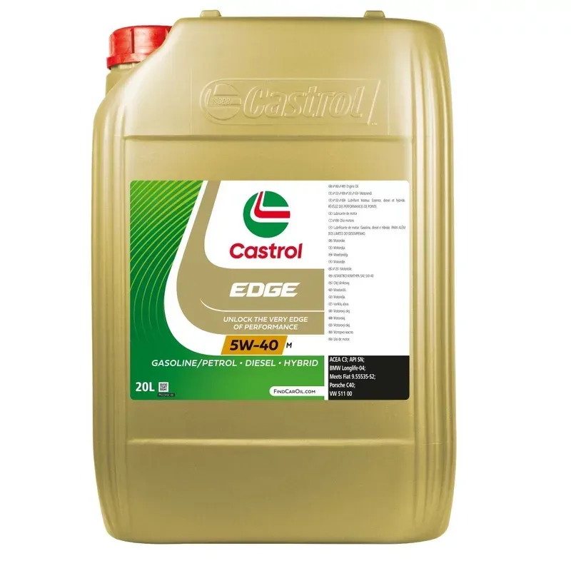 Castrol, Öle, Edge 5W40 M 20L, AUTO & BIKE, 15D3AC