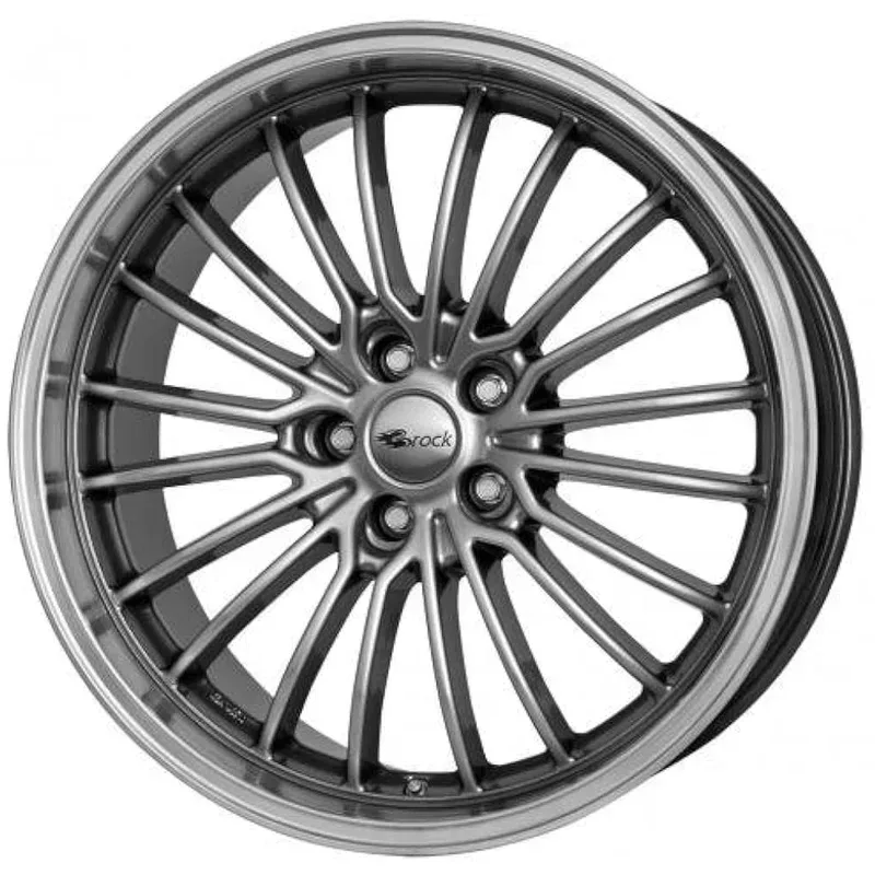 Felgen Brock B24GP 9.5x19 5x120 ET15 Chromsilber Horn-poliert