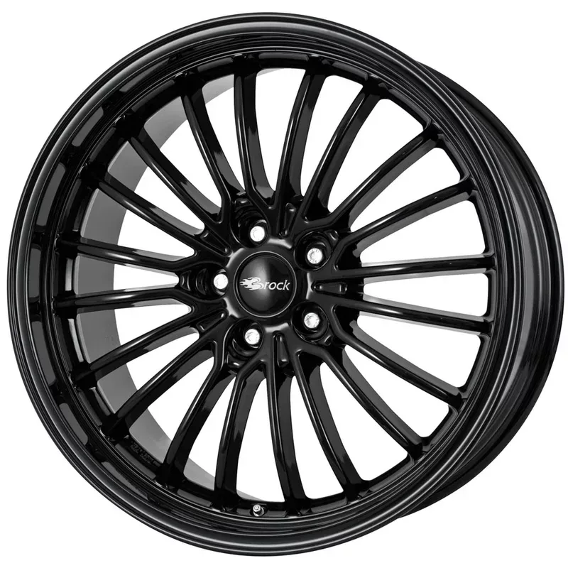Brock B24GP 9.0x20 5x114.3 ET35 Schwarz Glanz Felgen