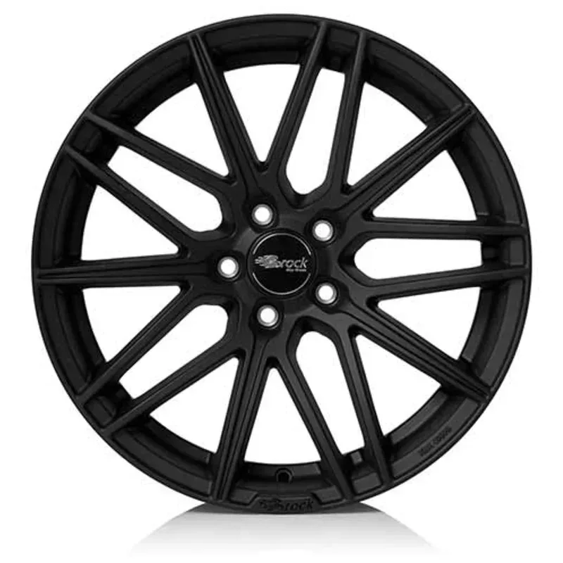 Felgen Brock B34 7.5x17 5x115 ET38 Schwarz Klar Matt