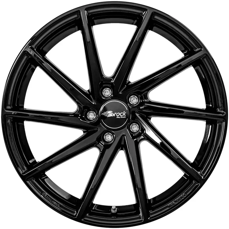 Brock B37 8.5x19 5x112 ET45 Schwarz Glanz Felgen