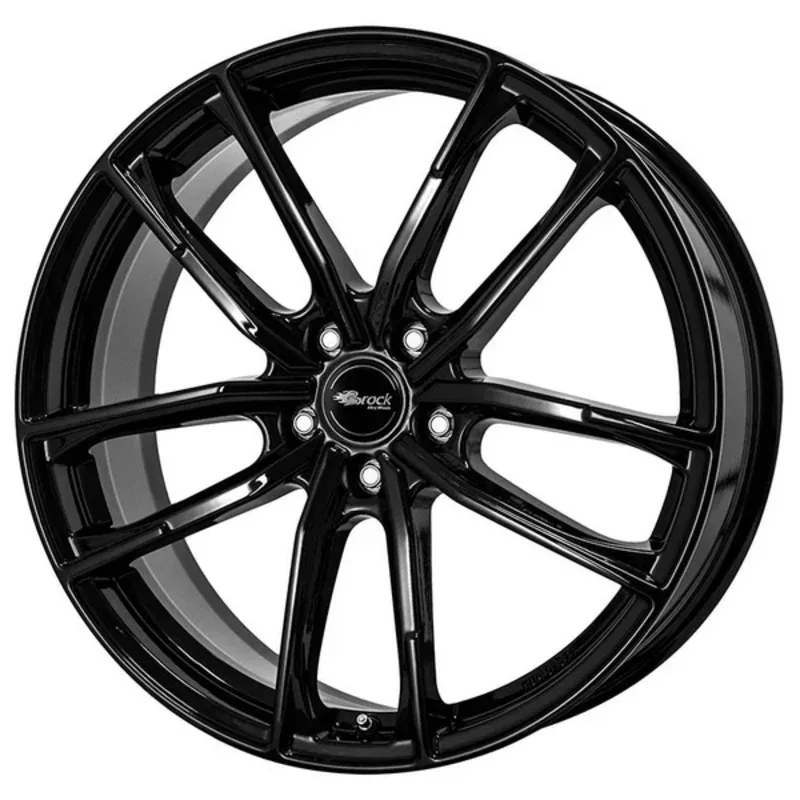 Felgen Brock B38 8.0x18 5x112 ET40 Schwarz Glanz