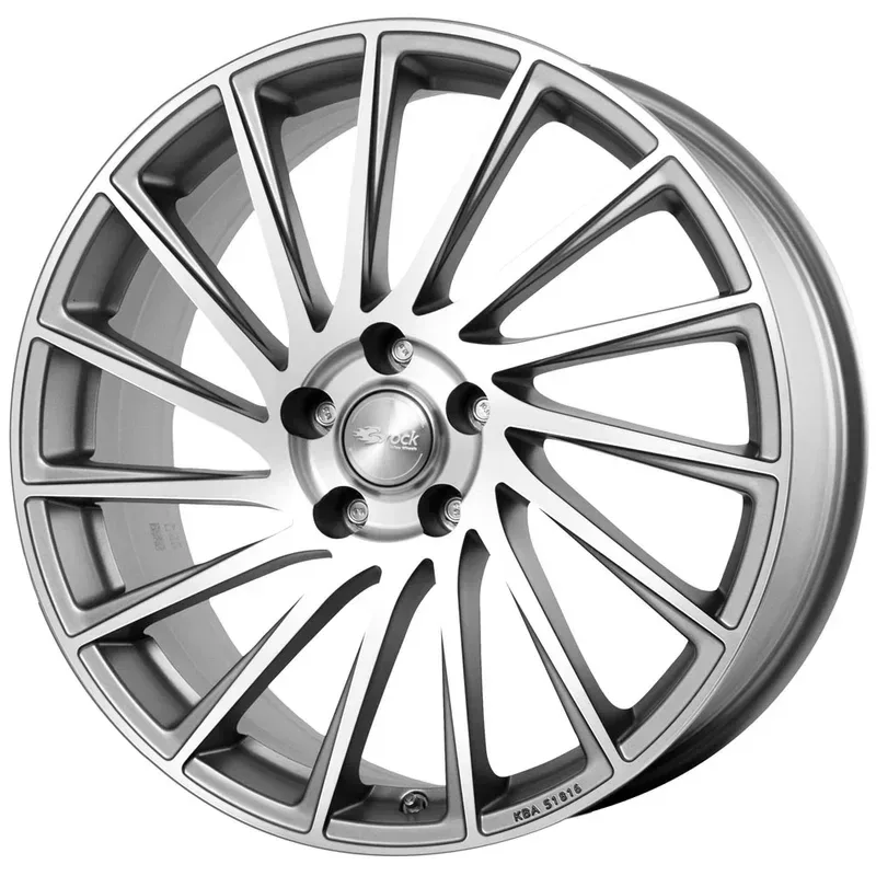 Felgen Brock B39 7.5x19 5x114.3 ET45 Ferric Grey Voll-poliert