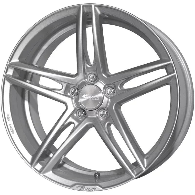 Felgen Brock B33 8.5x18 5x112 ET45 Kristallsilber
