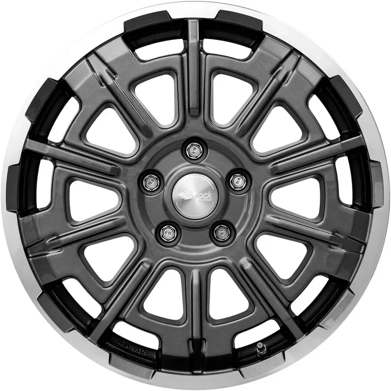 Brock B45 7.5x18 5x160 ET50 Himalaya Grey Voll-Poliert Felgen