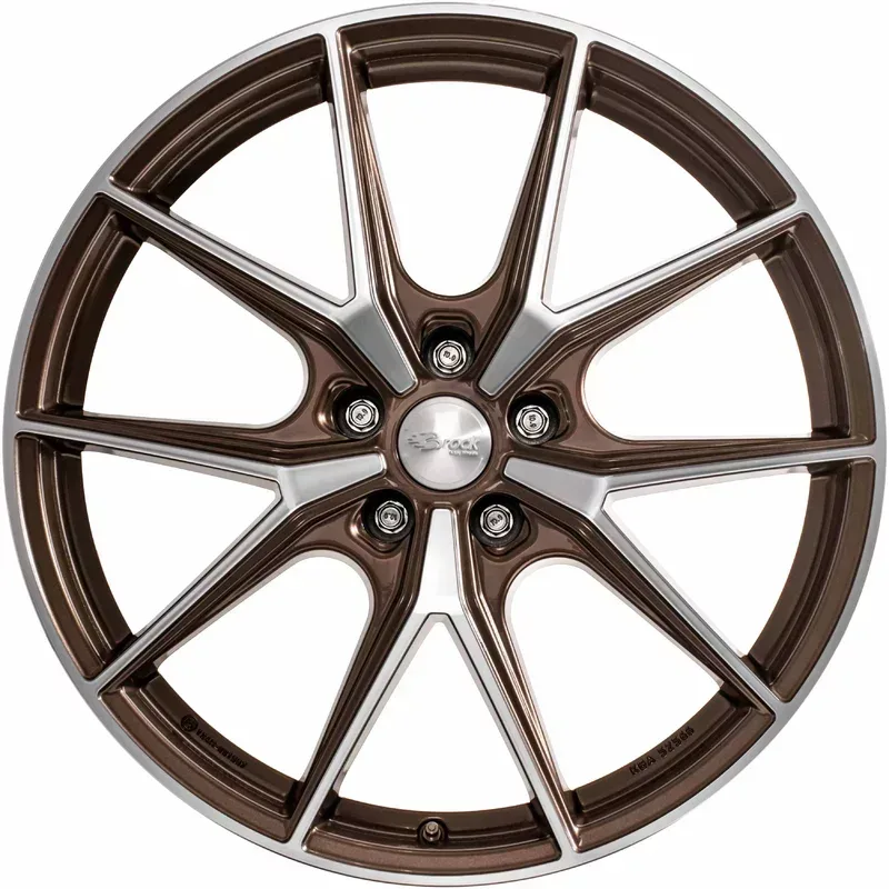 Felgen Brock B40 8.0x19 5x112 ET38 Bronze Copper Voll-poliert