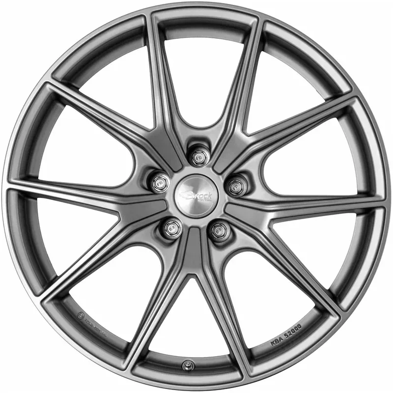 Felgen Brock B40 9.5x19 5x120 ET40 Ferric Grey Matt