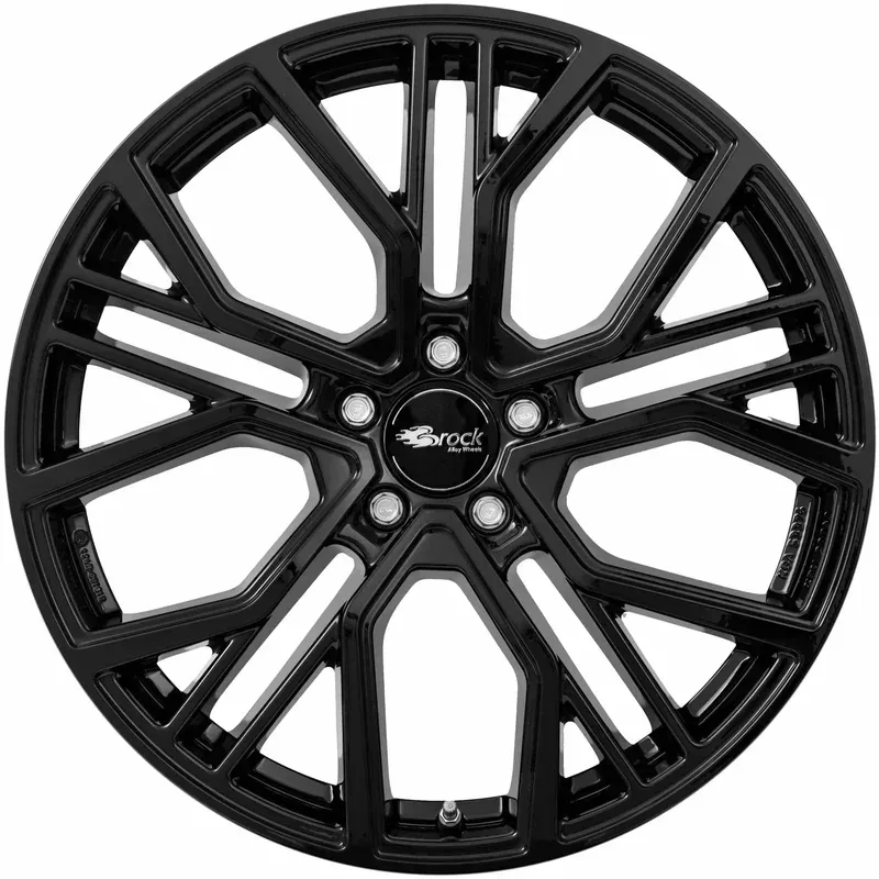 Felgen Brock B41 8.5x20 5x112 ET28 Schwarz Glanz