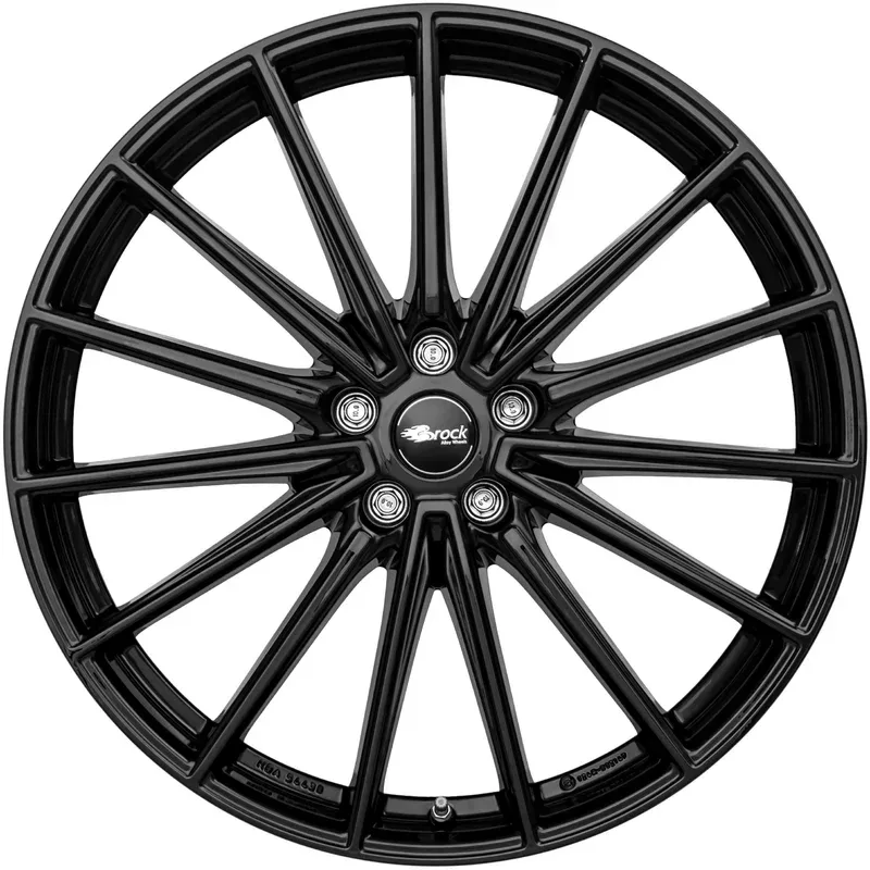 Felgen Brock B43 8.0x20 5x114.3 ET40 Schwarz Glanz
