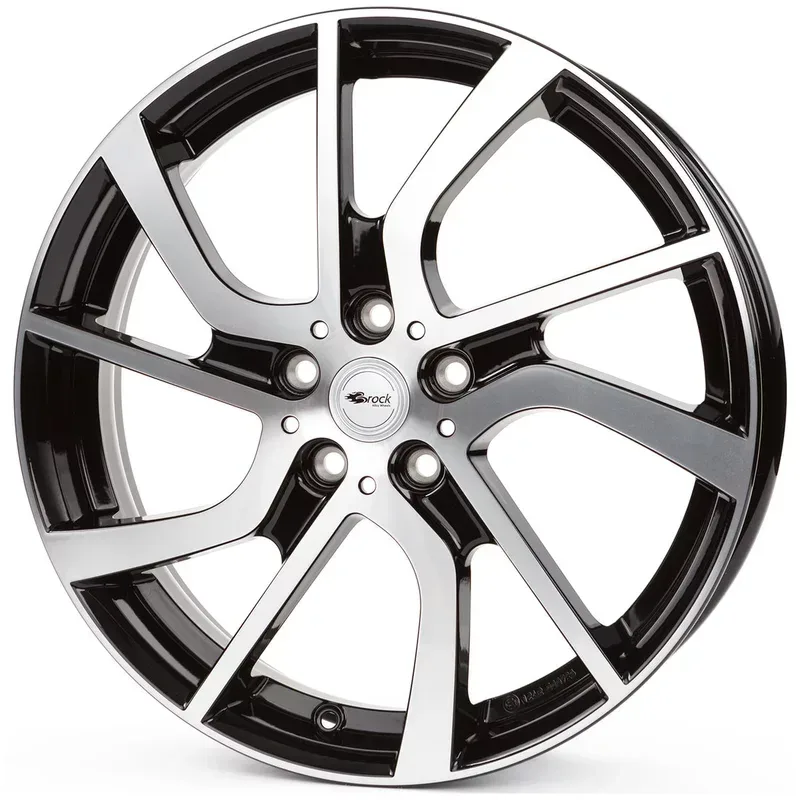 Brock eB1 5.0x19 5x112 ET43 Schwarz Glanz Voll-Poliert Felgen