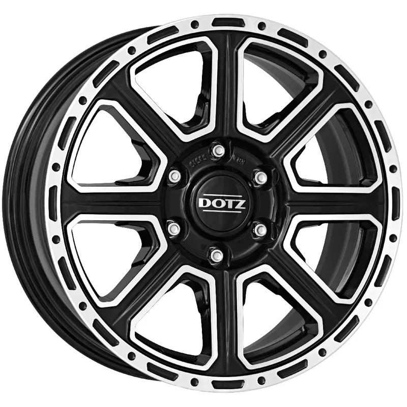 Felgen DOTZ 4X4 Kalahari 8.0x18 6x139.7 ET30 Black/polished