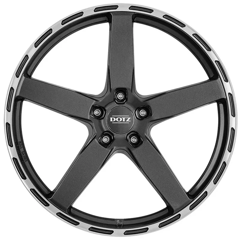 Felgen DOTZ MarinaBay 9.5x20 5x112 ET40 Gunmetal/polished Lip