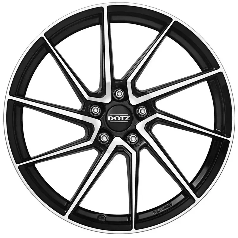 DOTZ Spa 8.0x19 5x114.3 ET40 Black/polished Felgen