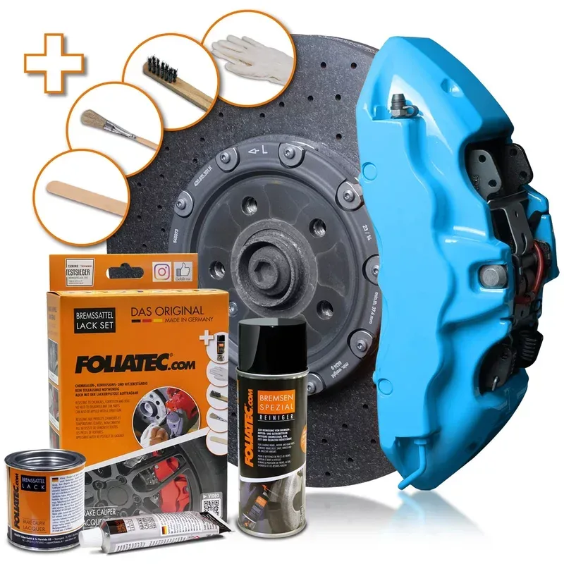 Foliatec Sky Blue Bremssattellack-Set 125ml