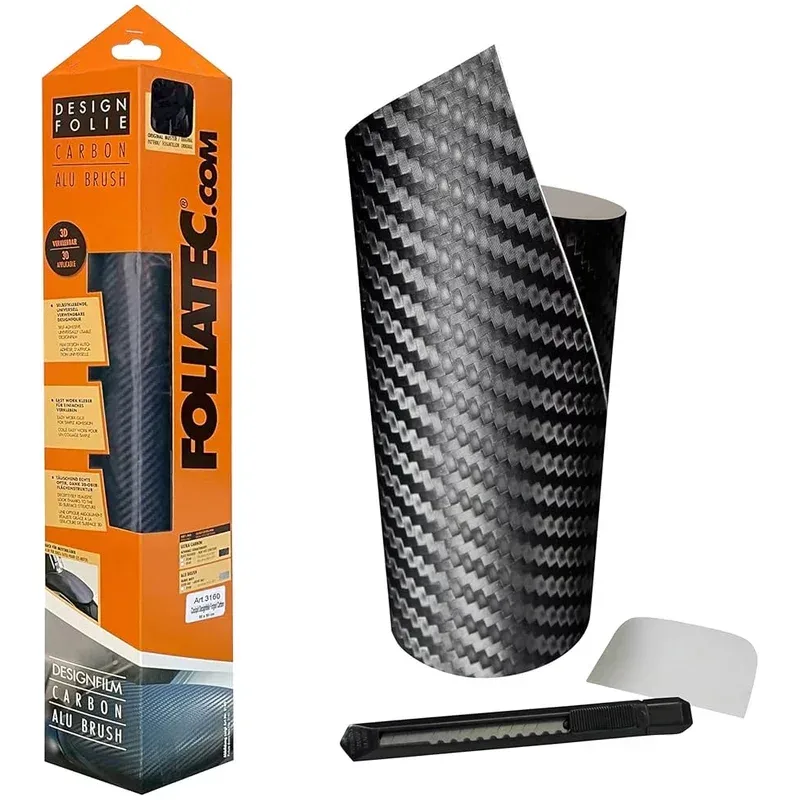 Foliatec  Cockpit-DesignFolie Ultra Carbon schwarz-strukturiert 152x20cm