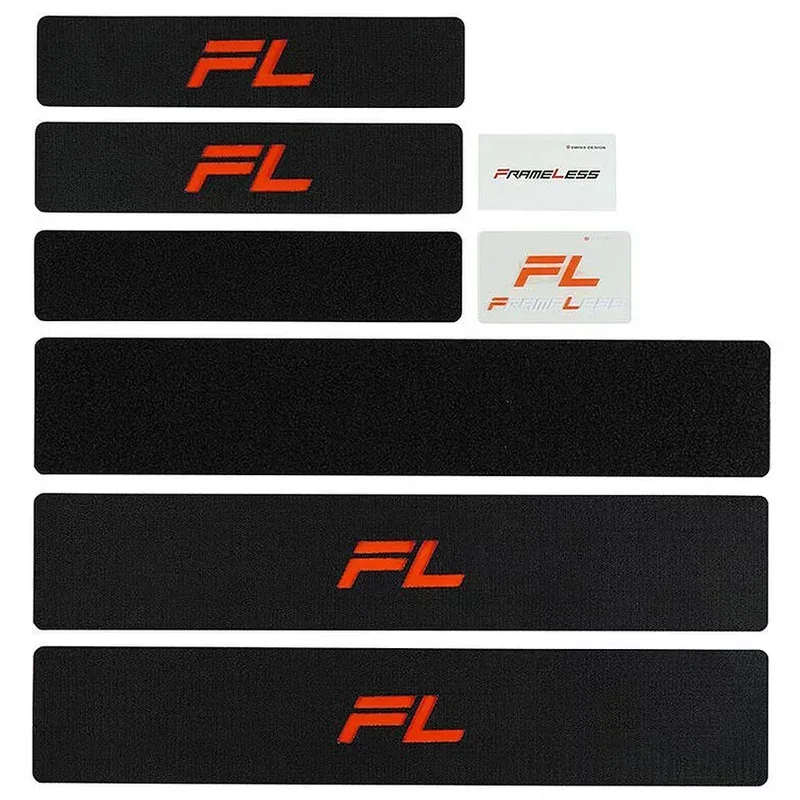 Frameless  Rahmenlose Nummernhalterung Set für 2 Fahrzeuge (Langformat)