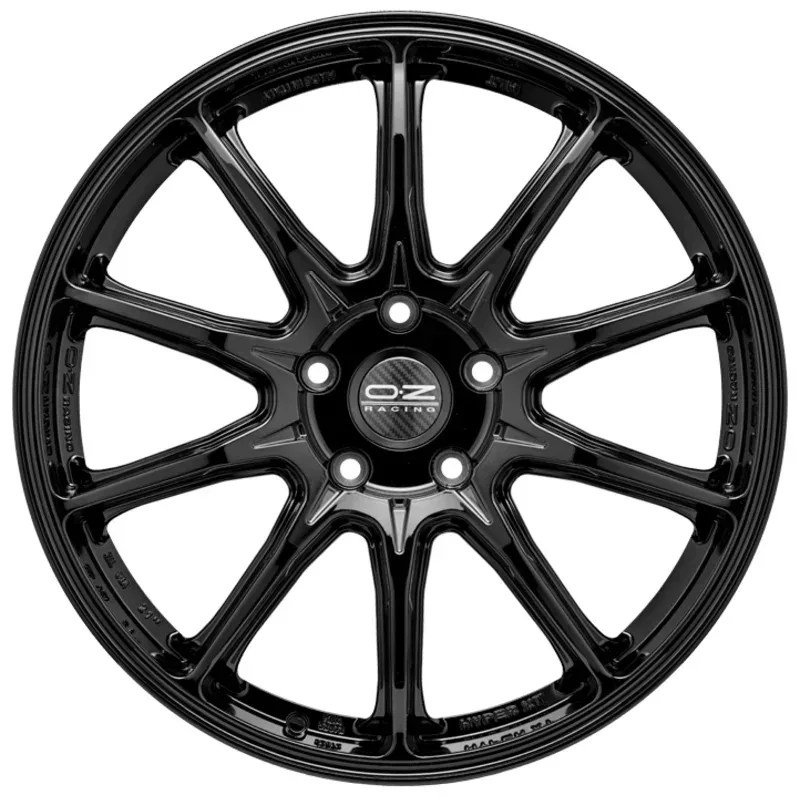 OZ HYPER XT HLT 9.0x21 5x108 ET48 GLOSS BLACK Felgen