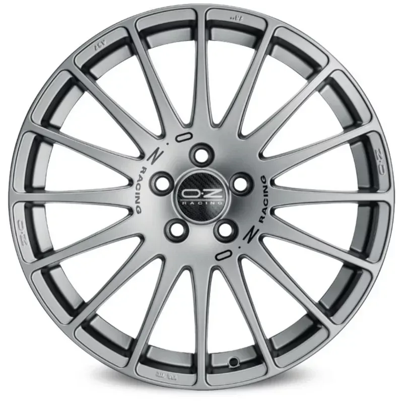 Felgen OZ SUPERTURISMO GT 7.0x18 4x108 ET25 Grigio Corsa Black Lettering