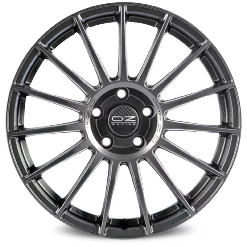 Felgen OZ SUPERTURISMO LM 8.0x18 5x112 ET45 Matt Graphite Silver Lettering