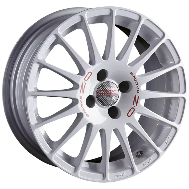 Felgen OZ SUPERTURISMO WRC 7.0x18 4x108 ET25 Race White Red Lettering