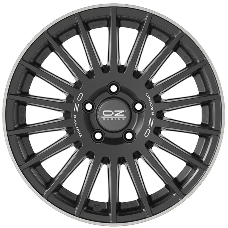 Felgen OZ RALLY DESERT 8.0x18 5x120 ET55 Matt Black Silver Let. Diamond Lip
