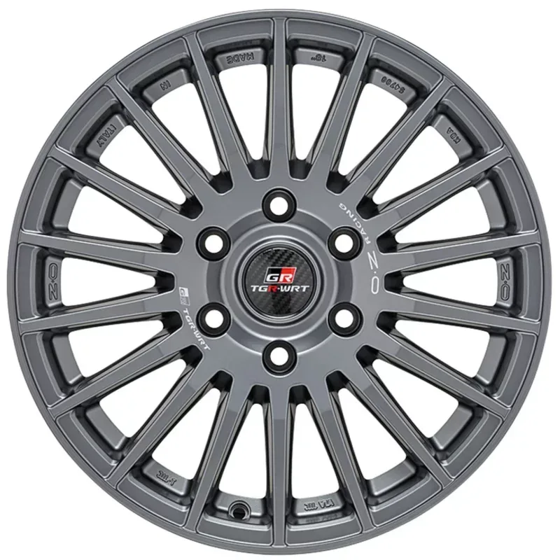OZ RALLY DESERT TGR-WRT 8.0x18 6x139.7 ET50 MATT GRAPHITE + SILVER LETTERING Felgen