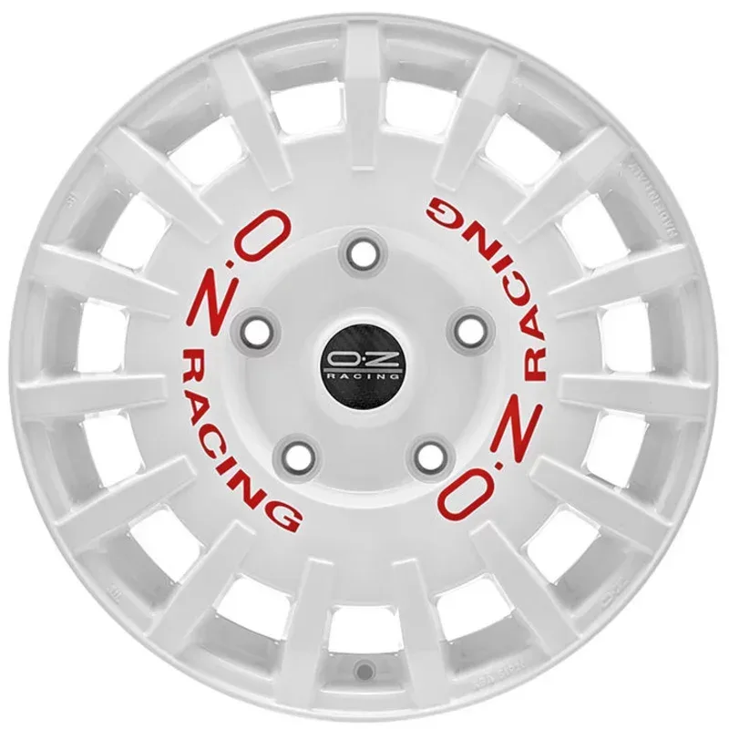 OZ RALLY RACING VAN 7.5x18 5x160 ET48 WHITE RED LETTERING Felgen
