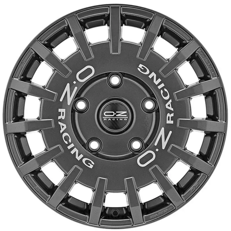 Felgen OZ RALLY RACING VAN 8.0x18 5x120 ET56 Dark Graphite Silver Lettering