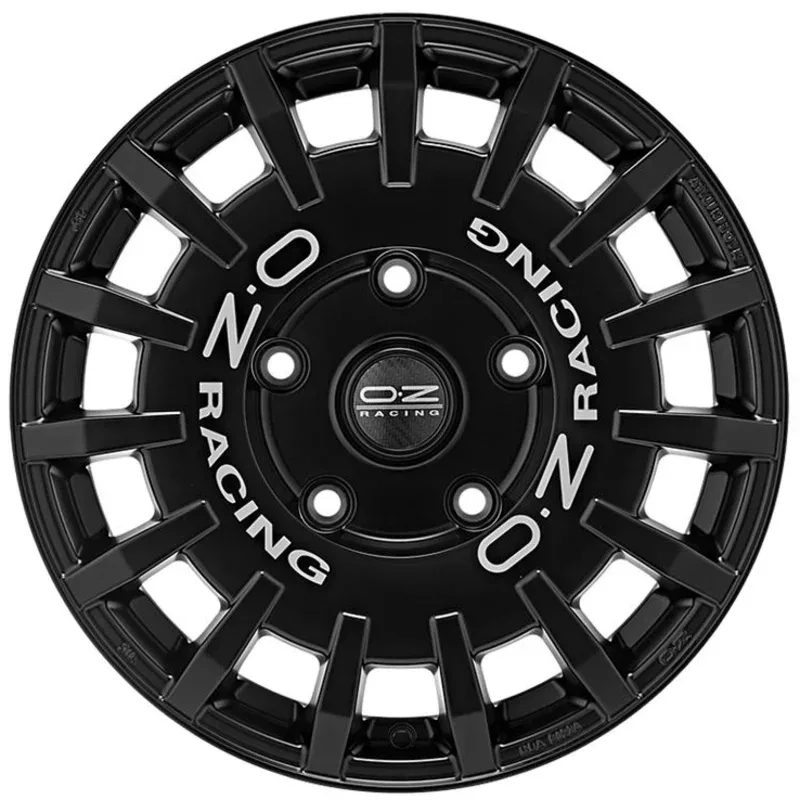 OZ RALLY RACING VAN 8.0x18 5x120 ET56 MATT BLACK SILVER LETTERING Felgen