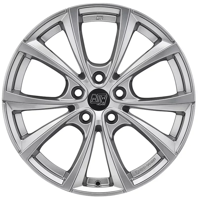 Felgen MSW 27T 10.5x19 5x120 ET45 Full Silver