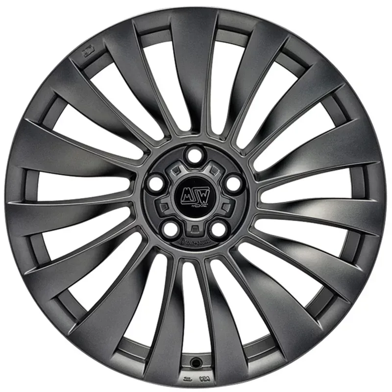 MSW 37T 9.5x20 5x114.3 ET45 MATT DARK GRAPHITE Felgen