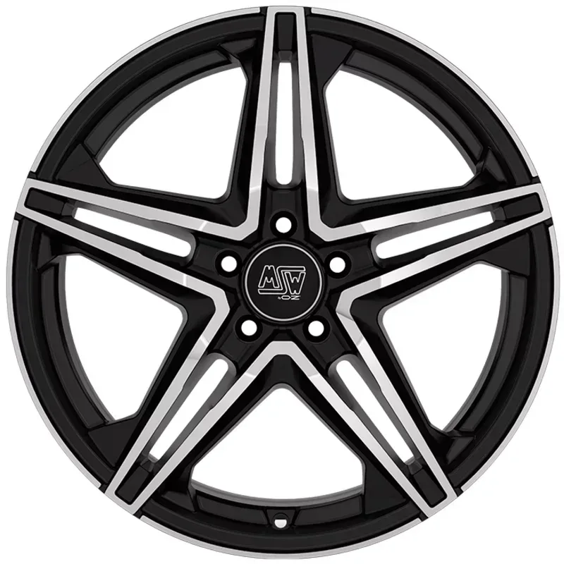MSW 31 7.5x19 5x112 ET40 GLOSS BLACK FULL POLISHED Felgen