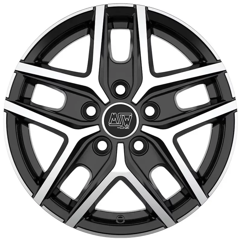 MSW 40 VAN 6.5x16 5x120 ET60 GLOSS BLACK FULL POLISHED Felgen