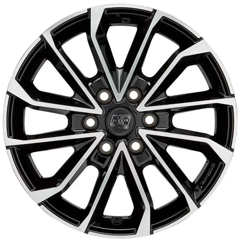 MSW 42 VAN 7.5x19 6x120 ET53 GLOSS BLACK FULL POLISHED Felgen
