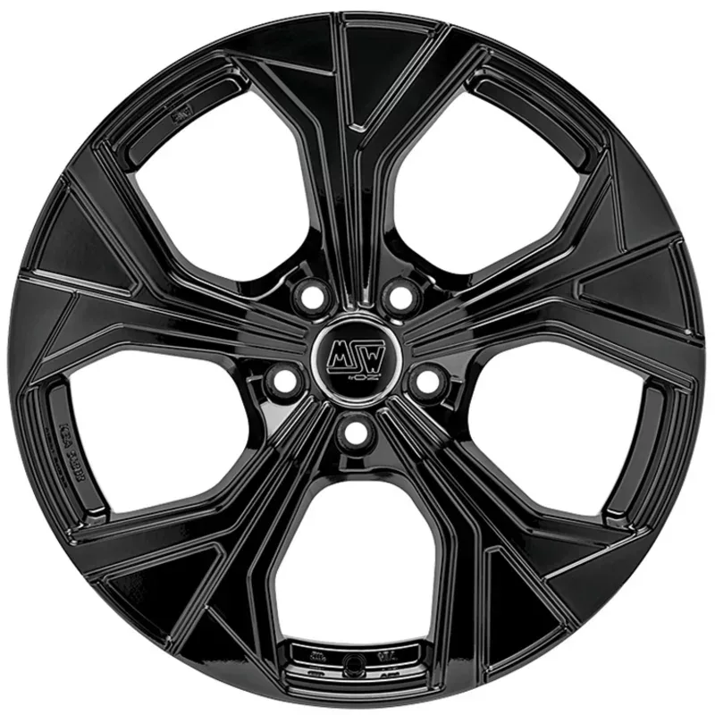 MSW 43 8.0x19 5x108 ET45 GLOSS BLACK Felgen