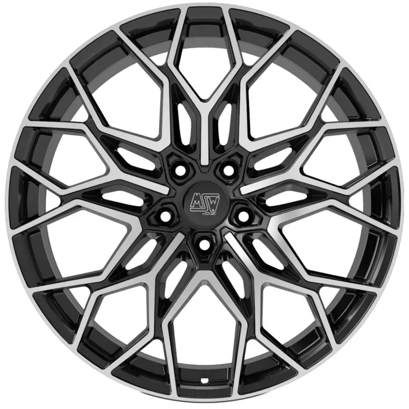 MSW 51 11.5x22 5x130 ET22 GLOSS BLACK FULL POLISHED Felgen