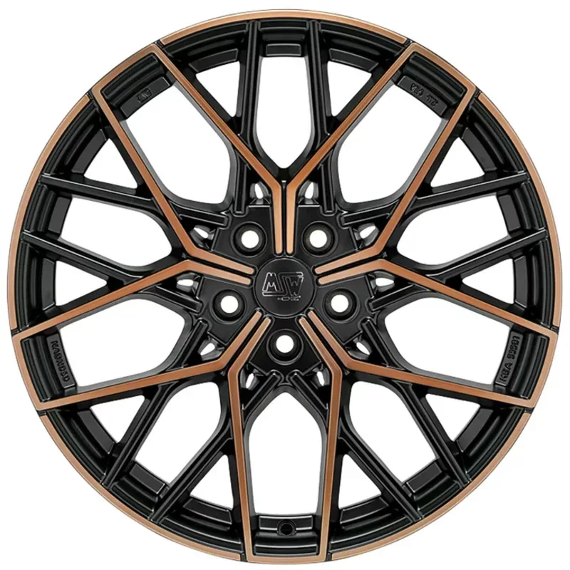 Felgen MSW 74 8.0x18 5x112 ET35 Matt Black Copper Full Polished