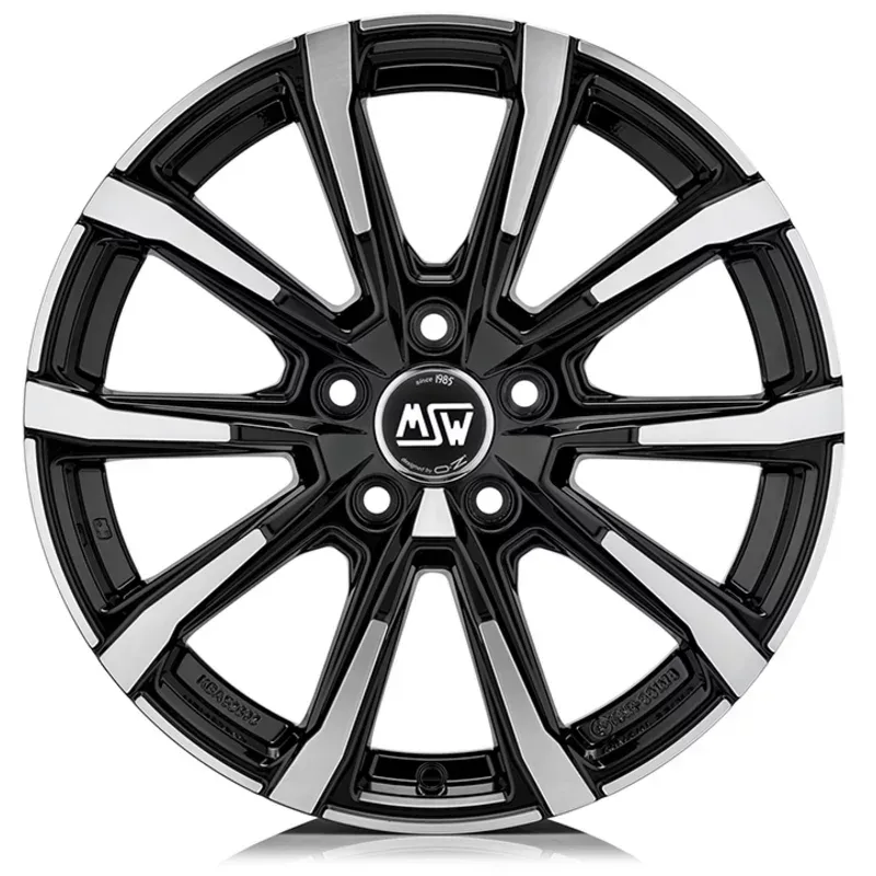 MSW 79 7.0x17 5x114.3 ET35 GLOSS BLACK FULL POLISHED Felgen