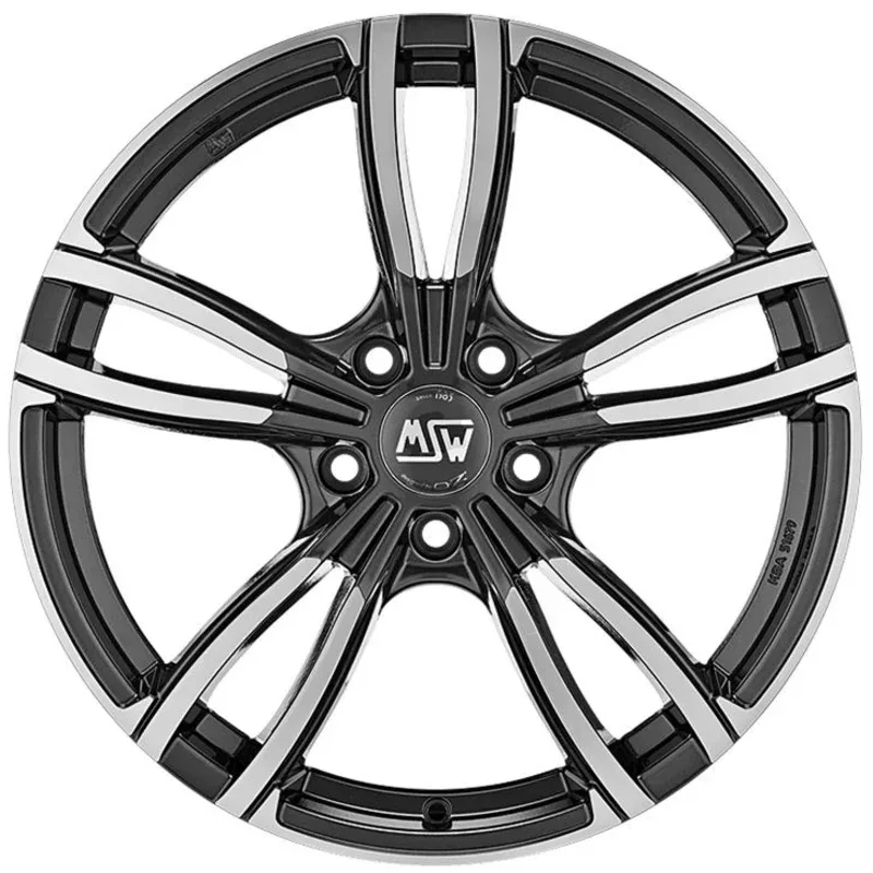 Felgen MSW 73 8.0x18 5x112 ET28 Gloss Dark Grey Full Polished