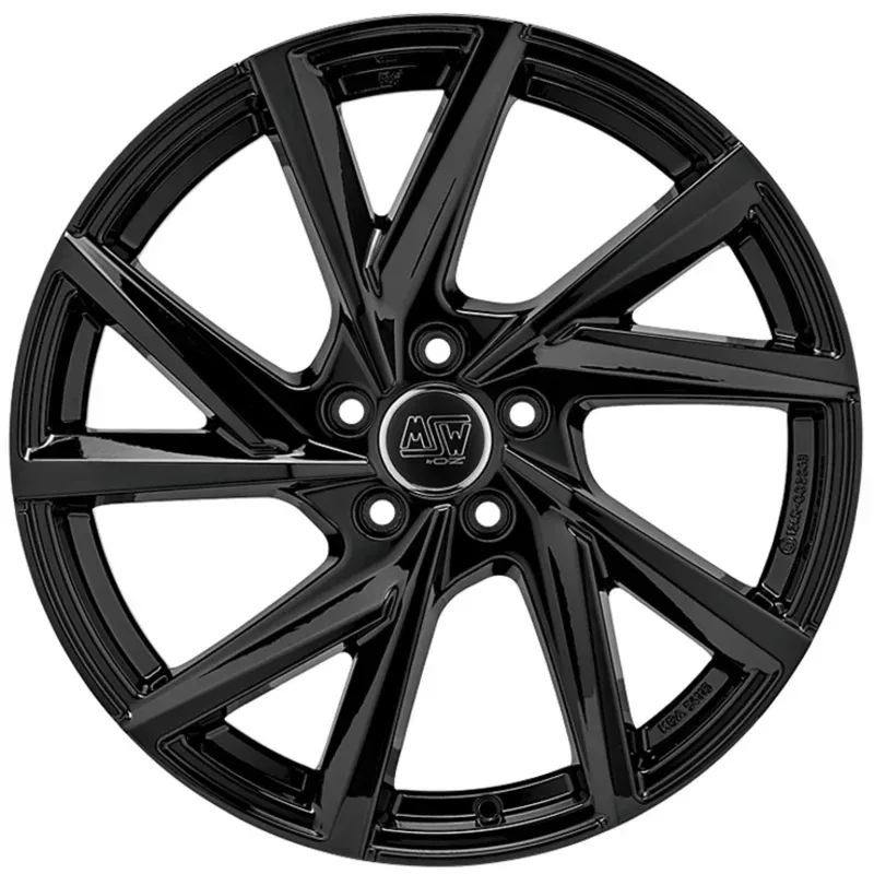MSW 83 7.5x18 5x108 ET45 GLOSS BLACK Felgen
