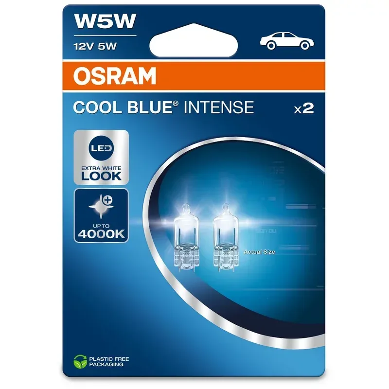 Osram Automotive 4062172394710 Signal Leuchtmittel COOL BLUE® INTENSE W5W 5 W 12 V
