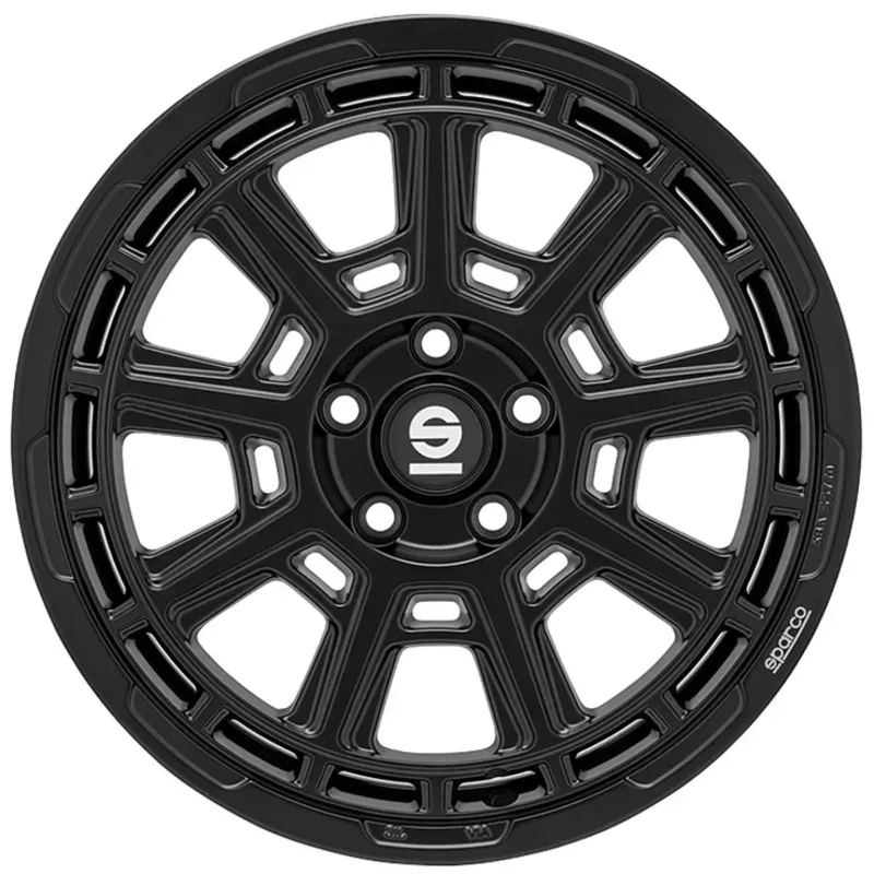 Sparco STERRATO 8.0x17 5x110 ET35 MATT BLACK Felgen