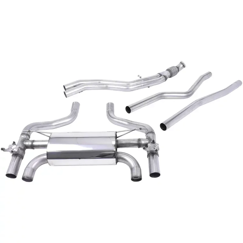 Cat-Back Milltek  N/A Carbon Jet-90 Trims für BMW 2 Coupé (F22, F87)  M2 370ps