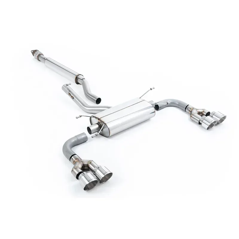Cat-Back Milltek  63.5 Quad 100mm GT100