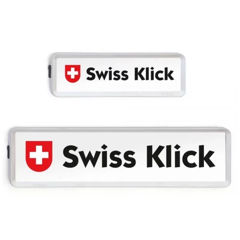 SwissKlick  Silber Matt (Langformat)