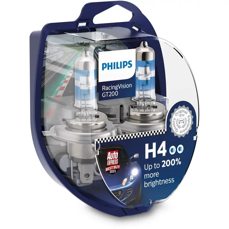 Philips Racing Vision Gt200 H4 | 200% mehr Licht